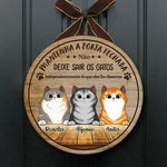 Custom Name Cat Lover Gifts - Personalized Wood Sign