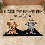Custom Dog Portrait Welcome Gifts for Dog Lovers - Personalized Doormat