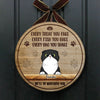 Every Bag You Shake We'll Be Watching You - Funny Personalized Cat Door Sign