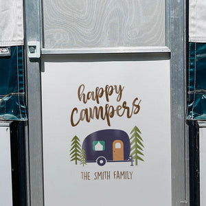 Happy Campers - RV Decal.