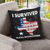 Texas Snowstorm- Pillow (Insert Included)