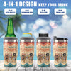 We Go Together Like Drunk And Disorderly - Personalized Can Cooler - Gift For Bestie