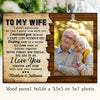 I Married You Because I Can't Live Without You - Gift For Couples, Personalized Photo Frame