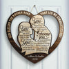 I Choose You At The Beginning And End Of Everyday - Gift For Couples, Husband Wife - Personalized Shaped Door Sign
