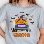 Custom Name Halloween Grandma Gifts - Personalized Apparel