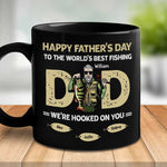 Custom Name Father's Day Fishing Gifts for Dad - Personalized Mugs