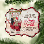 Always Better Together - Personalized Custom Benelux Shaped Wood Christmas Ornament