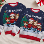 Custom Name Christmas Family Gifts - Personalized Sweatshirt