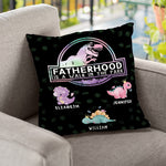 Gift for Dad - Fatherhood Is A Walk In The Park - Personalized Pillow (Insert Included)