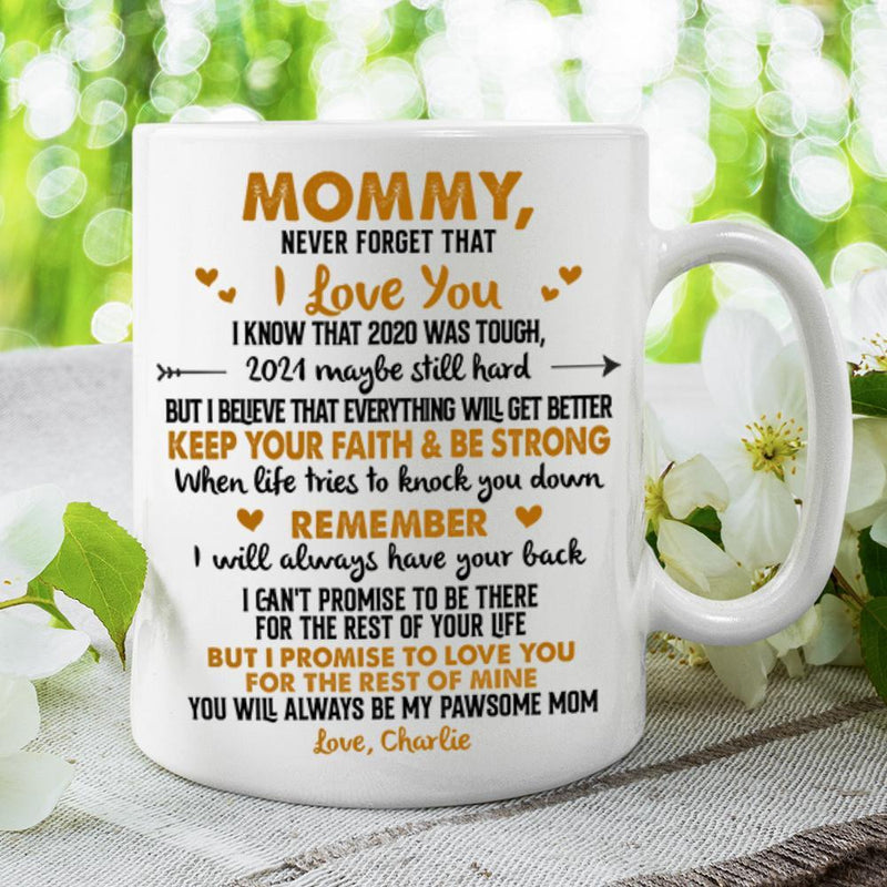 To Dog Mom Never Forget That I Love You - Personalized Mug