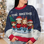 Custom Name Christmas Family Gifts - Personalized Sweatshirt