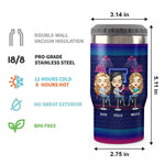 Let's Drink & Forget All Our Troubles - Personalized Can Cooler - Gift For Bestie