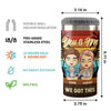 Drinking & Travels Partner For Life - Personalized Can Cooler - Gift For Couples, Husband Wife