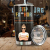 Step Fathor Like A Dad - Personalized Tumbler - Gift For Dad, Gift For Father's Day