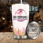 Mother is Walking (Dinosaur) - Personalized Tumbler