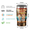 Husband Wife & Our Dogs - Personalized Can Cooler - Gift For Couples, Husband Wife