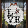 Love Dogs - Funny Personalized Dog Door Sign