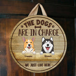 Custom Dog Name Funny Gifts for Dog Lovers - Personalized Wood Sign