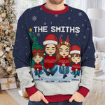 Custom Name Christmas Family Gifts - Personalized Sweatshirt