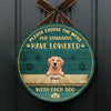 Please Excuse The Mess - Funny Personalized Dog Door Sign
