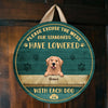 Please Excuse The Mess - Funny Personalized Dog Door Sign