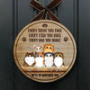 Every Bag You Shake We'll Be Watching You - Funny Personalized Cat Door Sign