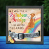 Rainbow Bridge - Memorial Personalized Custom Pet Loss Sign, Collar Frame - Sympathy Gift, Gift For Pet Owners, Pet Lovers