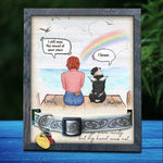 Your Wings Were Ready But My Heart Was Not - Memorial Personalized Custom Pet Loss Sign, Collar Frame - Sympathy Gift, Gift For Pet Owners, Pet Lovers