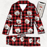 Happy Pawlidays, My Beloved Fur Baby - Dog Personalized Custom Face Photo Pajamas - Upload Image, Christmas Gift For Dog Dads, Dog Lovers