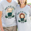Proud To Be Grandparents - Personalized Matching Couple T-Shirt - Gift For Couple, Husband Wife, Grandparents