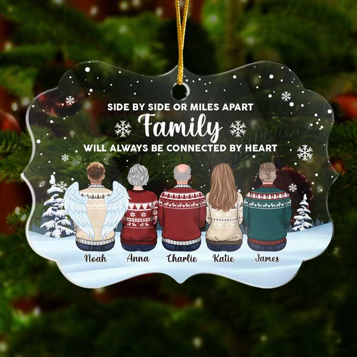 Family Is The Greatest Christmas Gift - Personalized Custom Benelux Shaped Acrylic Christmas Ornament - Gift For Family, Christmas Gift