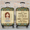 I'm Sage & Hood And Wish A Mufuka Would - Personalized Luggage Cover