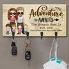 Adventure Awaits Us - Personalized Key Hanger, Key Holder - Gift For Couples, Husband Wife