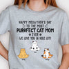 Happy Meowther's Day We Love You - Gift For Cat Lovers, Personalized Unisex T-shirt, Hoodie