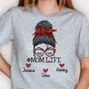 Mom Life Messy Bun - Personalized Unisex T-shirt, Hoodie, Sweatshirt