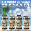 A Woman Who Loves Camping - Personalized Can Cooler - Gift For Camping Lovers