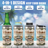 Home Is Where We Park It - Personalized Can Cooler - Gift For Couples, Gift For Camping Lovers