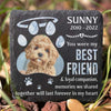 Together Will Last Forever In My Heart - Personalized Memorial Stone, Pet Grave Marker - Upload Image, Memorial Gift, Sympathy Gift