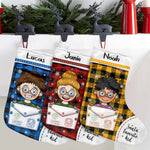 Santa's Favorite Kid - Happy Christmas - Personalized Christmas Stocking