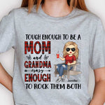 Tough Enough To Be A Mom - Gift For Mom, Grandma - Personalized Unisex T-shirt, Hoodie