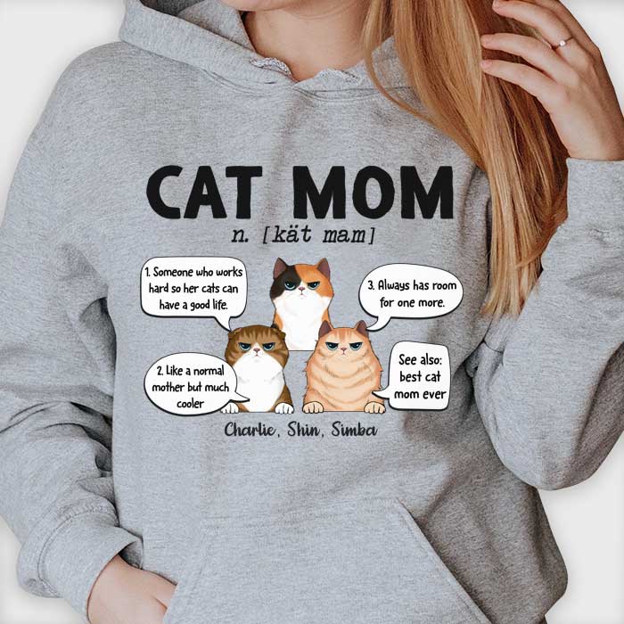 Cat Mum Best Cat Mum Ever - Gift For Cat Mum, Personalized Unisex T-shirt, Hoodie