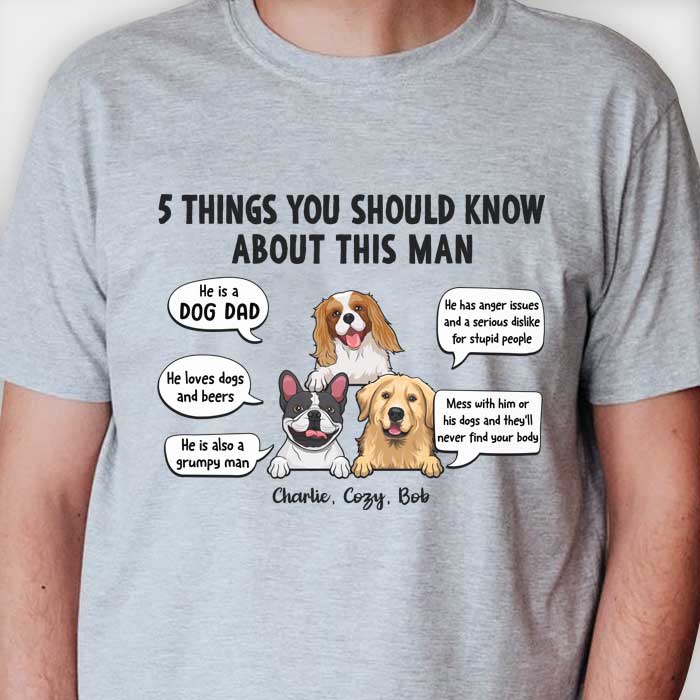 Five Things You Should Know About This Woman - Mother's Day Gifts, Gift For Dog Mum, Personalized Unisex T-shirt, Hoodie