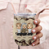 Behind Every Granddaughter Is A Grandma Who Believed In Her First - Gift For Grandma, Personalized Wine Tumbler