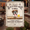 Custom Dog And Cat Upload Image - Gift For Dog Lovers, Personalized Metal Sign