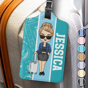 Discover, Dream, Explore - Travel Personalized Custom Luggage Tag - Holiday Vacation Gift, Gift For Adventure Travel Lovers
