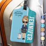 To Travel Is To Live - Travel Personalized Custom Luggage Tag - Holiday Vacation Gift, Gift For Women, Travel Lovers
