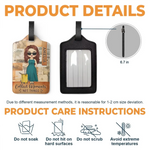 Find Moments Not Things - Travel Personalized Custom Luggage Tag - Holiday Vacation Gift, Gift For Adventure Travel Lovers