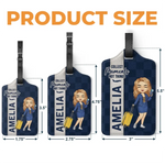Custom Name Travel Gifts for Women - Personalized Luggage Tag