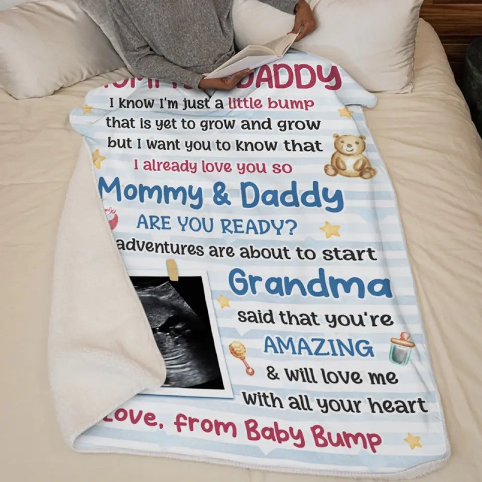 Custom Photo Mommy Daddy Are You Ready - Family Personalized Custom Bl -  Pawfect House