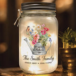 Custom Name Mother's Day Gifts for Mom - Personalized Mason Jar Light